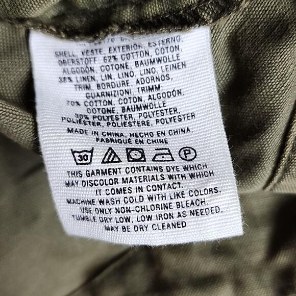 Boho Lace Acid Wash Coat Jacket - Picture 3 of 6